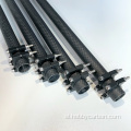 Customized Aluminium clamps සහිත කාබන් ෆයිබර් ටියුබ්